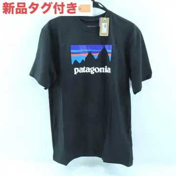 [택 포함 새상품] Patagonia T셔츠 블랙 S 레스폰서빌리티