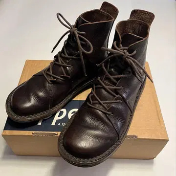 trippen Nomad 다크 브라운 레이스업 부츠/36