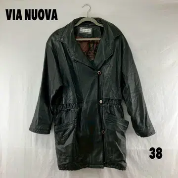 W0693T VIA NUOVA 코트 내퍼 가죽