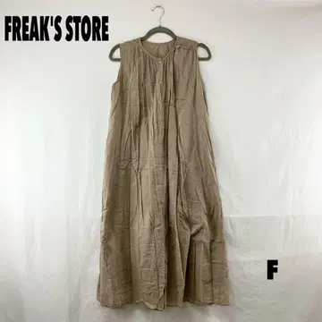 W0697T FREAK'S STORE 슬리브리스 롱 원피스