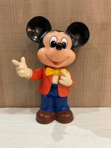 쇼와 레트로 미키마우스 소프트 비닐 저금통