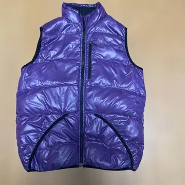 AIGLE 보라색 다운 베스트