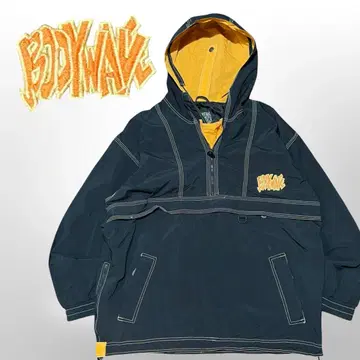 BODY WAVE nylon anorak hoodie