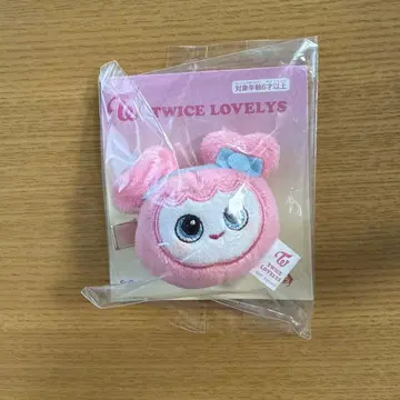 TWICE LOVELYS 봉제 인형 헤어핀 모모