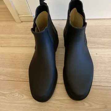 HUNTER 블랙 레인부츠 UK 7