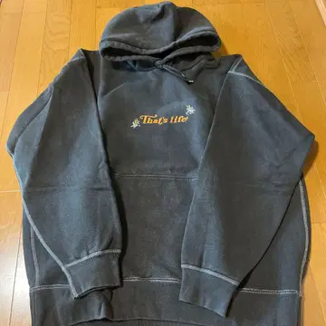 That's life 후드 부착 후드티 다크 그레이 새상품