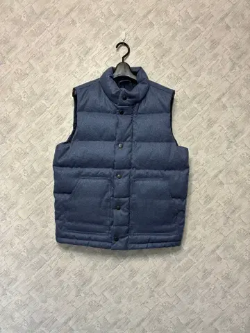 GAP 네이비 블루 다운 베스트 프론트 포켓 부착 US/S M~L 상당