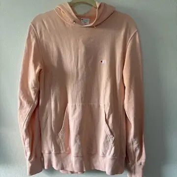 Champion Reverse Weave 후드티 L 사이즈 핑크