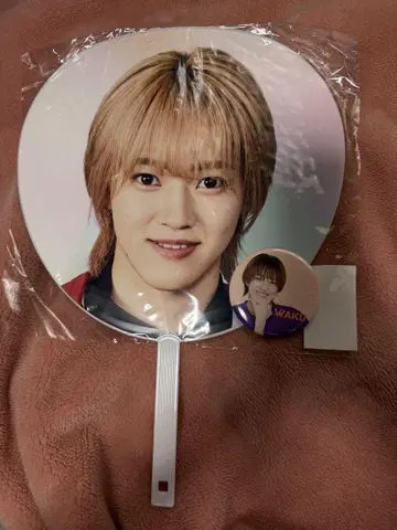 모토키 와쿠 부채 캔뱃지 소년 닌자