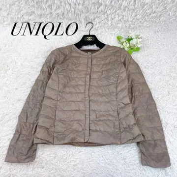 UNIQLO 울트라 라이트 다운 컴팩트 자켓 브라운 계열 경량 S