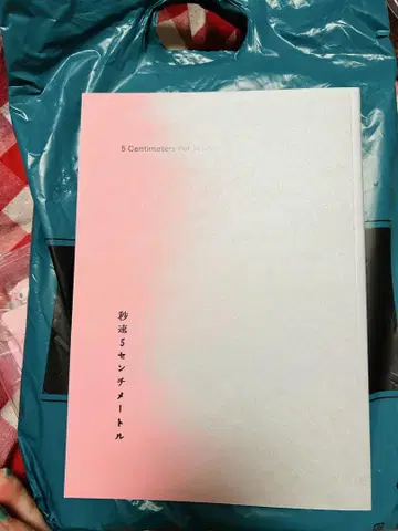 초속 5cm 팜플렛 (이것은 견본이며, 판매하는 것은 새상품입니다)