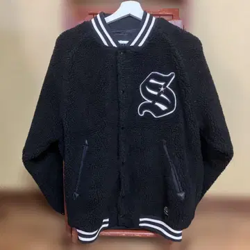 SCHOTT 보아 봄버 자켓 블랙 점퍼