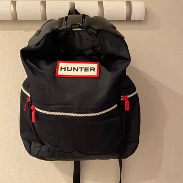 HUNTER 블랙 백팩