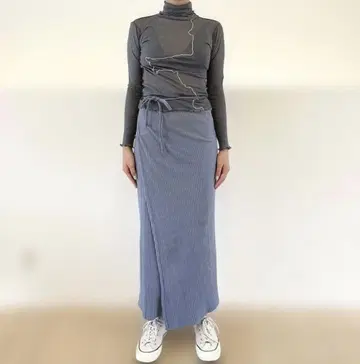 baserange 랩스커트 타이트 스커트 S