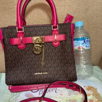 MICHAEL KORS 숄더백 브라운/핑크