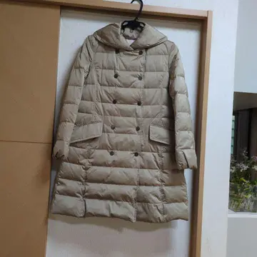 자유구 베이지 다운 코트
