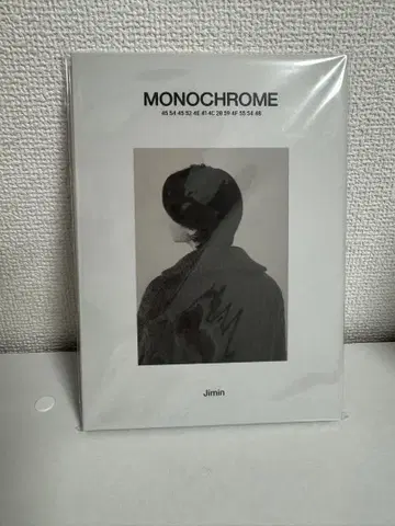 BTS 지민 MONOCHROME 엽서북