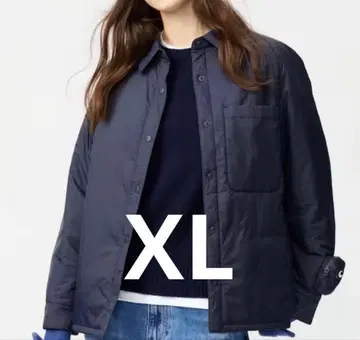 새상품 UNIQLO ANYA HINDMARCH 퍼프 테크 셔츠 자켓 XL