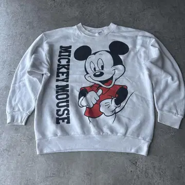 미키 마우스 빈티지 80-90s 맨투맨 L