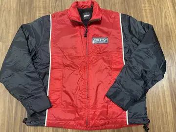 DKNY 블랙 x 레드 라이더 자켓
