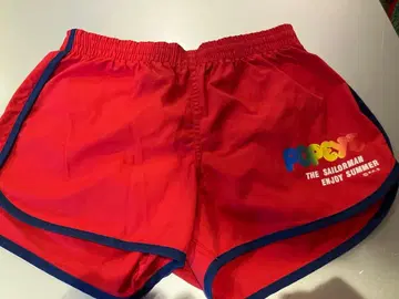 뽀빠이 레드 숏팬츠 빈티지 L 사이즈