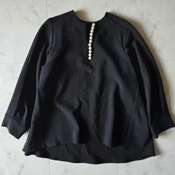 토널 TONAL 펄 키넥 블라우스 블랙 포멀