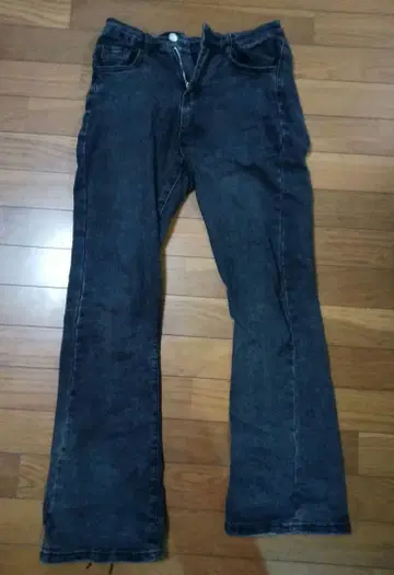 그레이 플레어 팬츠 drip 32