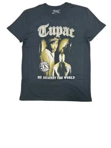 새상품 투팩 2PAC ME AGAINST THE WORLD 티셔츠