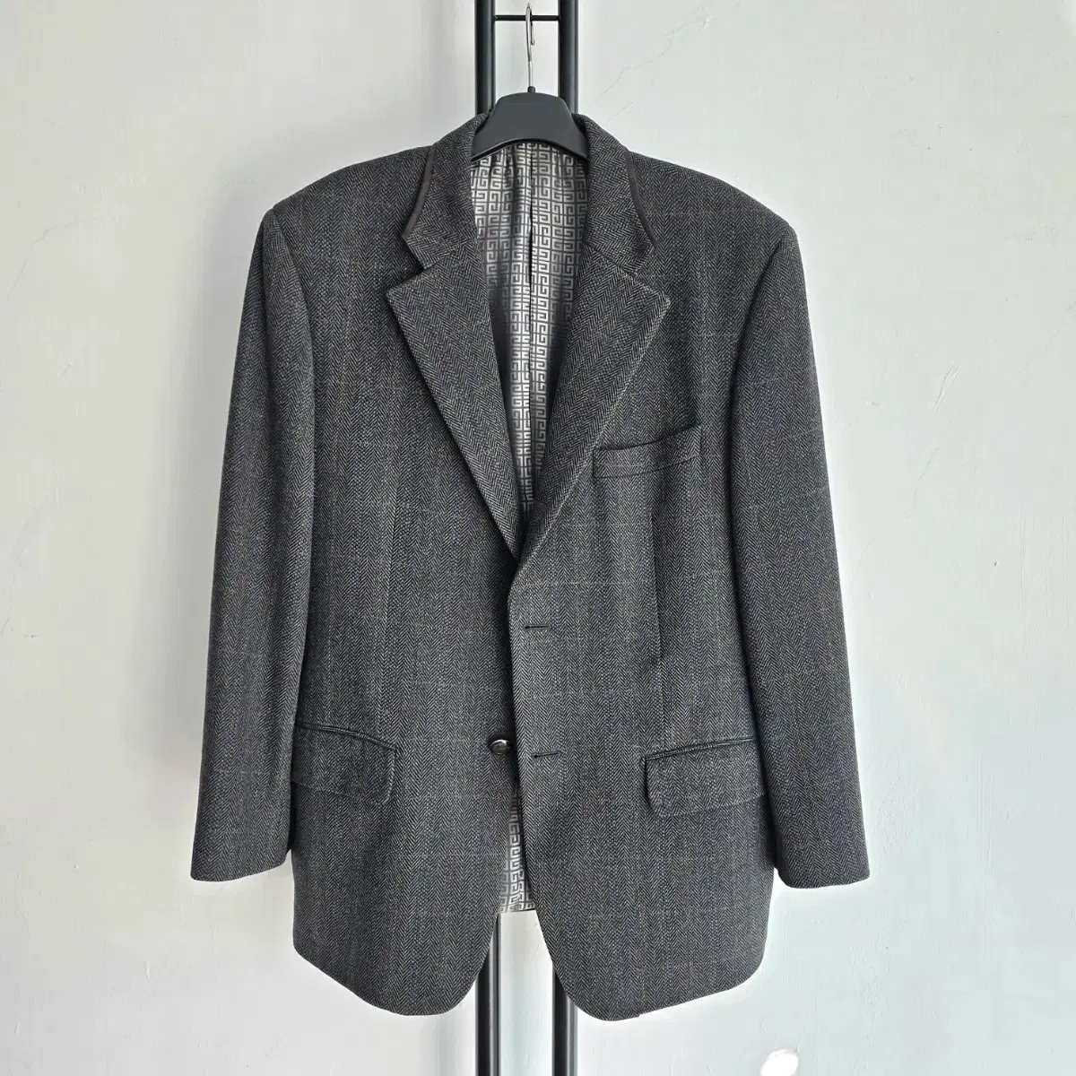 Authentic Givenchy Wool Check Jacket