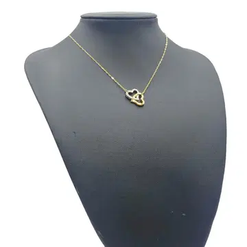 SWAROVSKI 스와로브스키 하트 골드 실버 목걸이