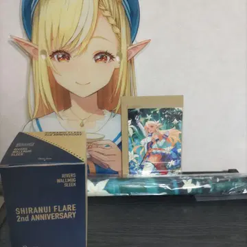 시라누이 플레어 활동 2주년 기념 굿즈 수량 한정 친필 사인 엽서 포함