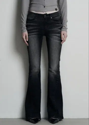 synerjyn CAT WASHING DENIM PANTS BLACK