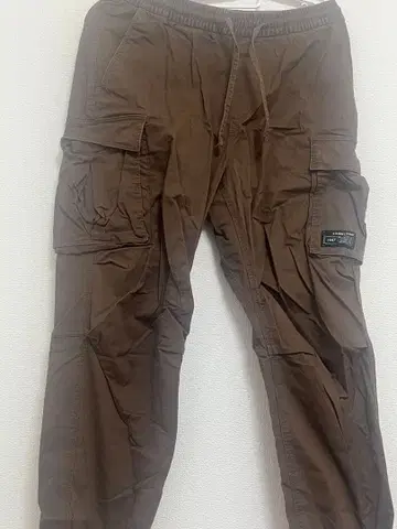 H&M 릴랙스핏 카고 팬츠 US S 브라운
