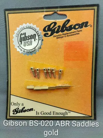 Gibson 정품 ABR 브릿지용 안장 골드 BS-020 미사용
