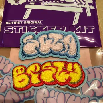 BE:FIRST 시크릿 모코모코 자수 스티커 BESTY SOTA