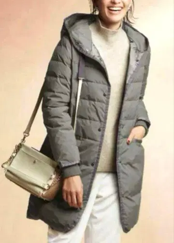DoCLASSE 두클라쎄 다운 코트 후드 부착 그레이