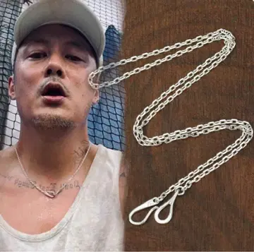 래리 스미스 목걸이 925 순은 아론 착용