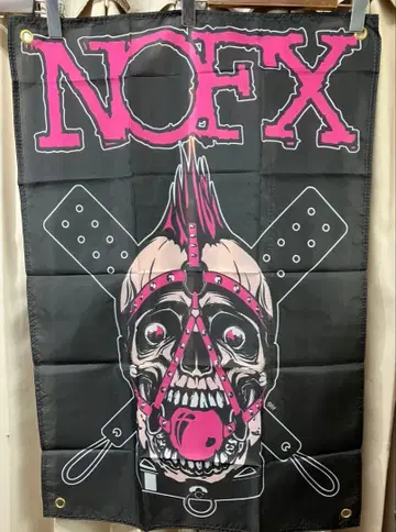 새상품 NOFX 2 폴리에스테르 태피스트리 60 x 90cm
