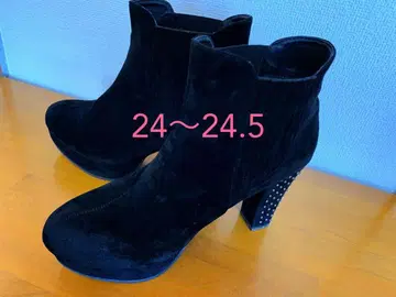 스터드 장식 부티 24~24.5cm