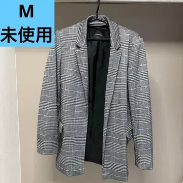 Estradivarius 체크 무늬 테일러드 자켓 M 미사용 새상품급