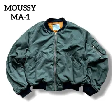 MOUSSY 마우지 빈티지 가공 MA-1 플라이트 자켓 올리브