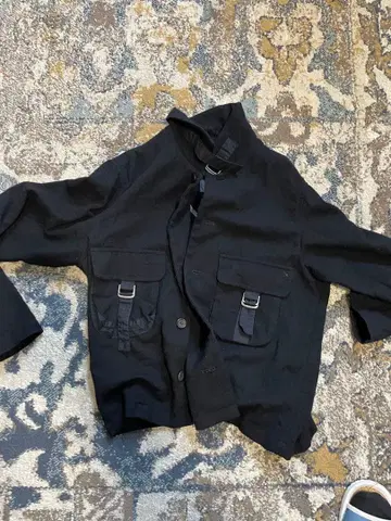 밀리터리 블랙 자켓