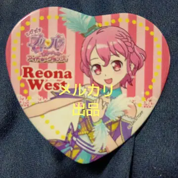 프리파라 하트형 캔뱃지 레오나 웨스트 클립