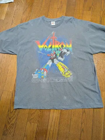 아멜리아 구제 의류 애니메이션 Voltron T셔츠 2XL 그레이