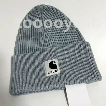 sacai 니트 모자 라이트 그레이