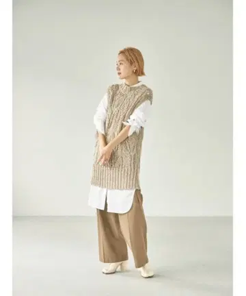 TODAYFUL Slub Aran Vest