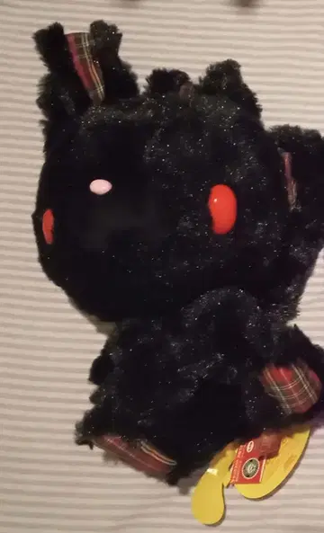 범용 토끼 블랙 봉제 인형 체크