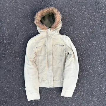 y2k 다운 자켓 00s 90s 크롭 퍼 헤이세이 갸루
