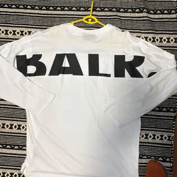 BALR. 긴팔 티셔츠 화이트 XXL