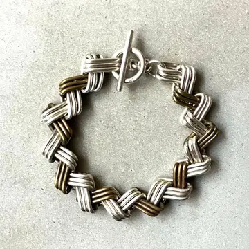 멕시코제 MEXICO VINTAGE ZIGZAG 팔찌 925 x 놋쇠